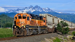 BNSF Northern Pacific Sumas Branch Line  Following A Freight Train Ep 2 [upl. by Rozelle727]