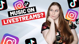 Can You Play Music On Your Livestreams Tiktok And Instagram DON’T GET BANNED [upl. by Maryanne]