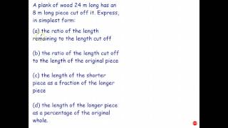 Simplifying Ratios  Word Problems [upl. by Theola]