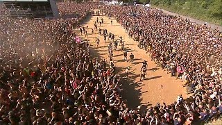 DAGOBA  HUGE WALL OF DEATH  HELLFEST 2014 [upl. by Skvorak]