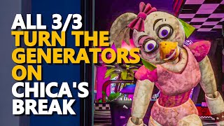 Turn the generators on FNAF All 33 [upl. by Randy]