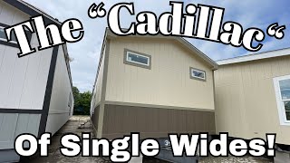 The Cadillac Of SINGLE WIDE Mobile Homes Complete w 2 Master Suites [upl. by Spring]