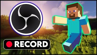 How To Record Minecraft With OBS Tutorial [upl. by Nniuq]