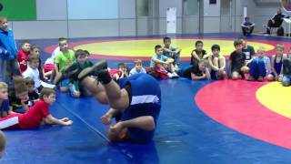 Alexander Karelin acrobatics [upl. by Ebeneser401]