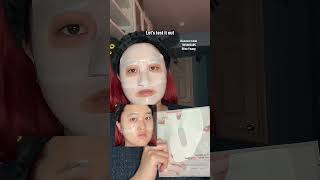 Collagen Mask MELTS Into Skin🤍😳 antiaging wrinkles collagenmask koreanskincare [upl. by Sualokcin]