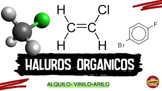 INTRODUCCION Y CLASIFICACION DE LOS HALUROS ORGANICOS ALQUILO VINILO Y ARILO [upl. by Saloma159]