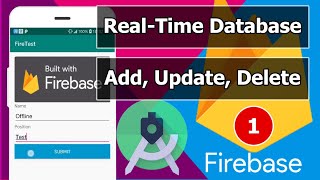 Store Firebase Realtime Database in Android Studio 2021  Firebase Android CRUD Operation [upl. by Atinehc]