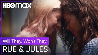 Euphoria  The Highs and Lows of Rue amp Jules Relationship  HBO Max [upl. by Louls600]