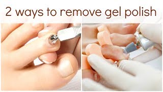 How to remove Gel Nail Polish from Toes [upl. by Filipe]