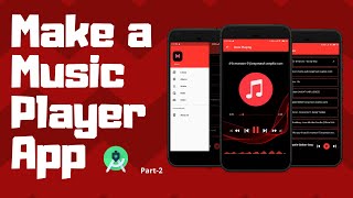 Make a Music Player App  Part2  Android Project [upl. by Anaili]