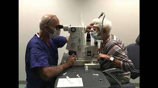 Selective laser trabeculoplasty SLT glaucoma treatment [upl. by Dimmick]