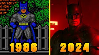 The EVOLUTION of BATMAN Games 19862024 [upl. by Ahsilad]