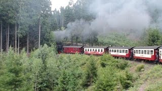 Von Wernigerode auf den Brocken mit der Brockenbahn Schmalspurbahn im Harz [upl. by Eanil]