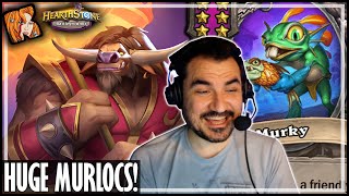 MURLOCS STILL ROCK  Hearthstone Battlegrounds [upl. by Hcib]