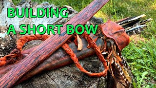 Building A Sinew Backed Hickory Short Bow [upl. by Semmes]