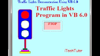 Learn Visual Basic 60 VB6 Road Traffic lights Animated system Step by Step Tutorial [upl. by Gowon]