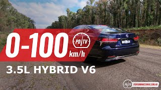 2020 Lexus LS 500h F Sport 0100kmh amp engine sound [upl. by Franciscka]