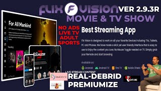 Best streaming movie tv show and Live TV App Flix ￼Vision [upl. by Anirtep]