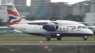 Plane Spotting at London City Airport LCY  290817 [upl. by Grogan]