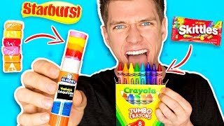 DIY Edible School Supplies FUNNY PRANKS Back To School Learn How To Prank using Candy amp Food [upl. by Hirz]