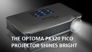 Optoma PK320 Pico Projector Review [upl. by Gesner820]