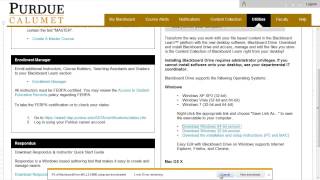 Blackboard Learn  Downloading and Installing Blackboard Drive [upl. by Sibylle]