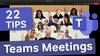 Microsoft Teams  22 Tips for Great Teams Meetings [upl. by Lipsey]