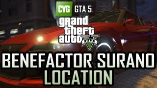 GTA 5  Benefactor Surano Location  Epsilon Car [upl. by Marra]