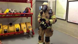 Learning about firefighter gear [upl. by Nisotawulo]