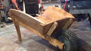 BUILDING THE CLASSIC WOODEN WHEELBARROW [upl. by Arbuckle439]