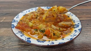 Dicke und leckere Gulaschsuppe in 40 Minuten Unglaublich einfaches Fleischsuppe Rezept [upl. by Ellenaj]