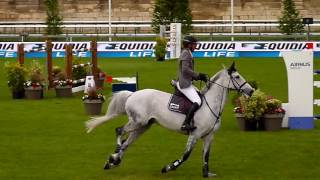 Ludger Beerbaum winner  Chiara jump off GCT Chantilly 2016 [upl. by Lorre892]