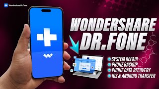 Wondershare DrFone System Repair  Phone Backup  Phone Data Recovery  iOS amp Android Transfer [upl. by Vasta]