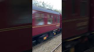 ‘Flying Scotsman’ rolls through Wythall steam train flyingscotsman railway steamtrain [upl. by Bramwell]