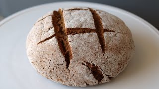 How to Make Rye Bread  Easy Soda Rye Bread Recipe  No Yeast [upl. by Demitria725]