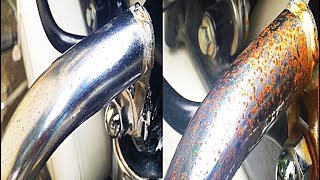 Rust Remover tested on my Motorcycle RoyalEnfield [upl. by Seravart]