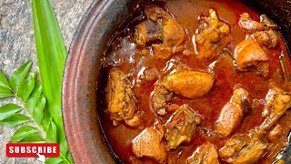 Sri Lankan Chicken Curry I Spicy Chicken Curry I Chicken Recipes [upl. by Enelhtak473]