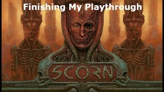 SCORN 4k First time Playthrough Part 4 Finishing The Game [upl. by Haeckel]