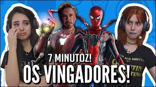 JOVENS REAGEM A 7 MINUTOZ  HOMEM DE FERRO HOMEM ARANHA E THOR  NERD HITS [upl. by Nonnarb684]