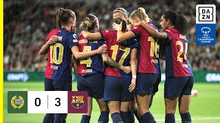 HIGHLIGHTS  Hammarby IF vs FC Barcelona  UEFA Womens Champions League 202425 Español [upl. by Darraj]