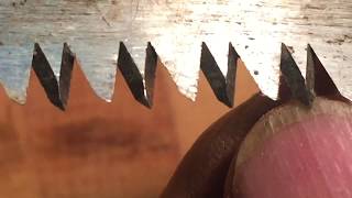 HANDSAW SHARPENING how to [upl. by Krefetz]