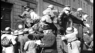 German army and Freikorps in Berlin during the Kapp Putsch of 1920 HD Stock Footage [upl. by Roos]