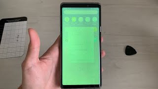 How to FIX Samsung Note 9 GREEN SCREEN 2024 [upl. by Chamkis]