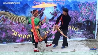 Khen Dancing of Hmong people in Ha Giang  Múa khèn người Mông Hà Giang [upl. by Storer]