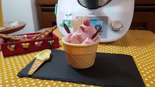 Gelato alle fragole per bimby TM6 TM5 TM31 [upl. by Iloj]