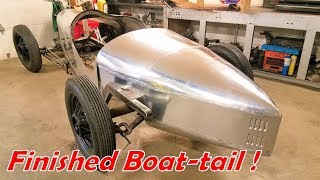 Building a Car Body from Scratch  Homemade Boattail Speedster Pt 33 [upl. by Season]