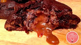 Salted Caramel Chocolate Chip Cookies Cookie Recipe  Шоколадное печенье с карамелью [upl. by Apurk273]