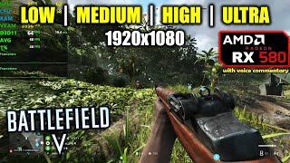 RX 580  Battlefield 5  V  1080p All Settings [upl. by Gauldin]