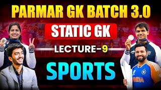 PARMAR SSCSTATIC GKSPORTSPart 1GK 30 [upl. by Robbyn]