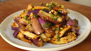 Eggplant and soy sauce side dish 가지나물 [upl. by Fidelia292]